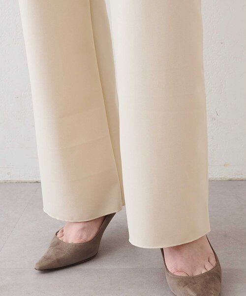 Whim Gazette（ウィムガゼット）の「【THE BAAT】 Flared pants/セットアップ可（その他パンツ・レディース・ブラック/アイボリー・MEDIUM）」の18枚目の写真