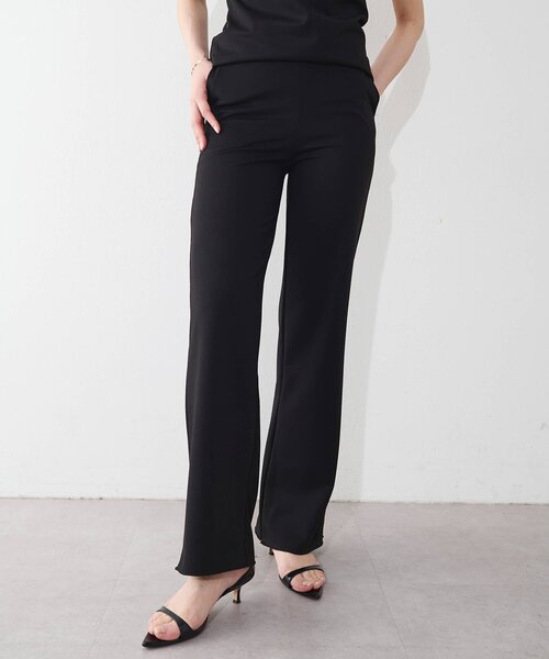 Whim Gazette（ウィムガゼット）の「【THE BAAT】 Flared pants/セットアップ可（その他パンツ・レディース・ブラック/アイボリー・MEDIUM）」の9枚目の写真