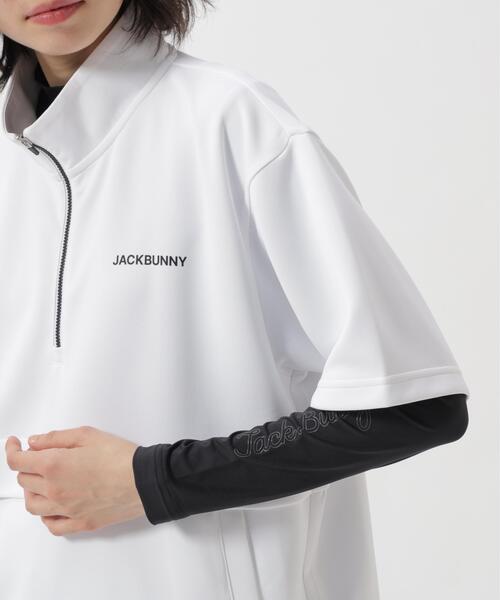 Jack Bunny!!(ジャックバニー)の「【Jack Bunny!!】軽量ソフトダンボール半袖ハードチンツプルオーバー(スウェット・レディース・ブラック/ホワイト・MEDIUM/SMALL)」の17枚目の写真