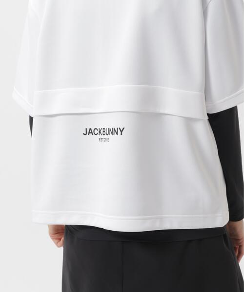 Jack Bunny!!(ジャックバニー)の「【Jack Bunny!!】軽量ソフトダンボール半袖ハードチンツプルオーバー(スウェット・レディース・ブラック/ホワイト・MEDIUM/SMALL)」の20枚目の写真