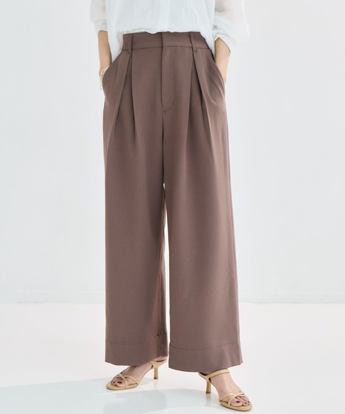BARNYARDSTORM(バンヤードストーム)の「BARNYARDSTORM / UVカットキレイめパンツ / JAPAN FABRIC【UVカット】(その他パンツ・レディース・ホワイト/ベージュ/ブラウン・S/M)」の3枚目の写真