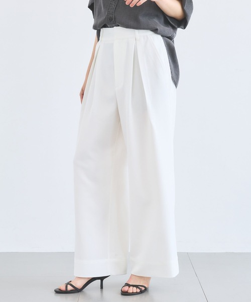 BARNYARDSTORM(バンヤードストーム)の「BARNYARDSTORM / UVカットキレイめパンツ / JAPAN FABRIC【UVカット】(その他パンツ・レディース・ホワイト/ベージュ/ブラウン・S/M)」の8枚目の写真