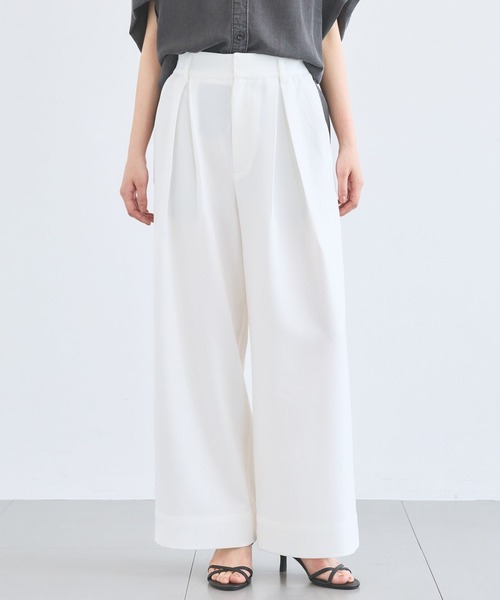 BARNYARDSTORM(バンヤードストーム)の「BARNYARDSTORM / UVカットキレイめパンツ / JAPAN FABRIC【UVカット】(その他パンツ・レディース・ホワイト/ベージュ/ブラウン・S/M)」の7枚目の写真