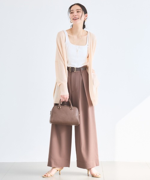 BARNYARDSTORM(バンヤードストーム)の「BARNYARDSTORM / UVカットキレイめパンツ / JAPAN FABRIC【UVカット】(その他パンツ・レディース・ホワイト/ベージュ/ブラウン・S/M)」の18枚目の写真