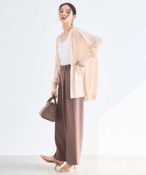 BARNYARDSTORM(バンヤードストーム)の「BARNYARDSTORM / UVカットキレイめパンツ / JAPAN FABRIC【UVカット】(その他パンツ・レディース・ホワイト/ベージュ/ブラウン・S/M)」の19枚目の写真