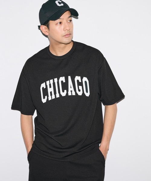 coca(coca)(コカ)の「ライトエンボスプリント半袖Tシャツ(Tシャツ/カットソー・メンズ・ライトグレー/ブラック・L/XL/M)」の8枚目の写真