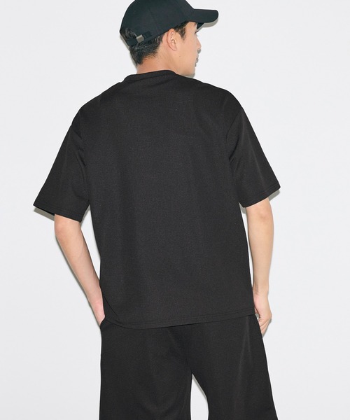 coca(coca)(コカ)の「ライトエンボスプリント半袖Tシャツ(Tシャツ/カットソー・メンズ・ライトグレー/ブラック・L/XL/M)」の10枚目の写真