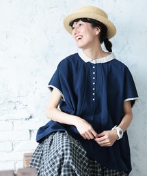 soulberry（ソウルベリー）の「ちょこんと配色のブラウス（シャツ/ブラウス）」