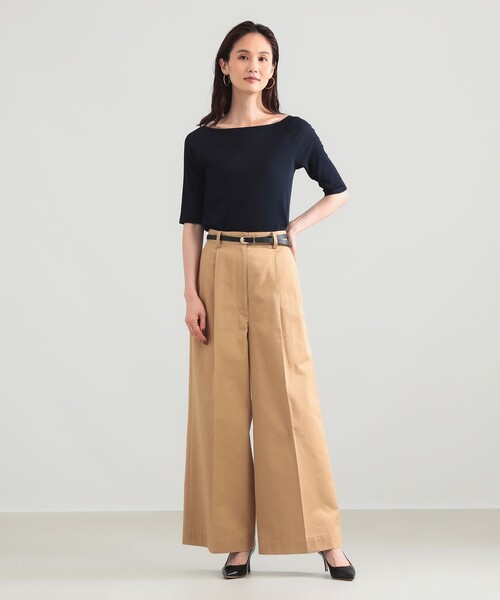 Demi-Luxe BEAMS(デミルクス ビームス)の「コットン キュプラ カップ付きプルオーバー(Tシャツ/カットソー・レディース・ブラウン/オレンジ・ONE SIZE)」の11枚目の写真