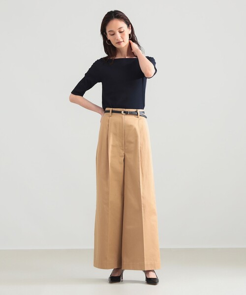 Demi-Luxe BEAMS(デミルクス ビームス)の「コットン キュプラ カップ付きプルオーバー(Tシャツ/カットソー・レディース・ブラウン/オレンジ・ONE SIZE)」の13枚目の写真
