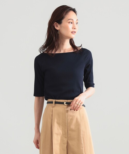 Demi-Luxe BEAMS(デミルクス ビームス)の「コットン キュプラ カップ付きプルオーバー(Tシャツ/カットソー・レディース・ブラウン/オレンジ・ONE SIZE)」の15枚目の写真