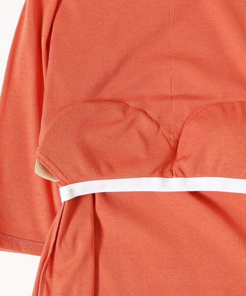 Demi-Luxe BEAMS(デミルクス ビームス)の「コットン キュプラ カップ付きプルオーバー(Tシャツ/カットソー・レディース・ブラウン/オレンジ・ONE SIZE)」の18枚目の写真