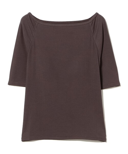 Demi-Luxe BEAMS(デミルクス ビームス)の「コットン キュプラ カップ付きプルオーバー(Tシャツ/カットソー・レディース・ブラウン/オレンジ・ONE SIZE)」の22枚目の写真
