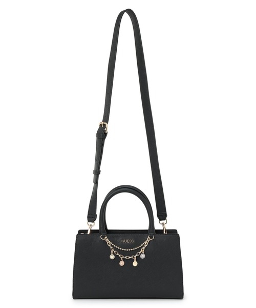 Guess(ゲス)の「KATY Satchel ショルダーバッグ(ショルダーバッグ・レディース・キナリ/ブラック・ONE SIZE)」の5枚目の写真