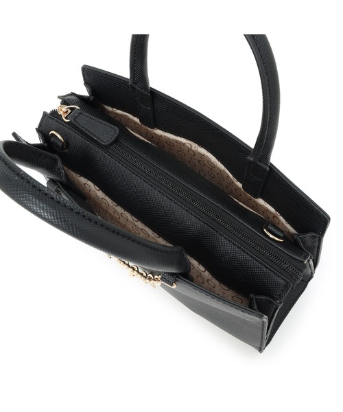 Guess(ゲス)の「KATY Satchel ショルダーバッグ(ショルダーバッグ・レディース・キナリ/ブラック・ONE SIZE)」の10枚目の写真
