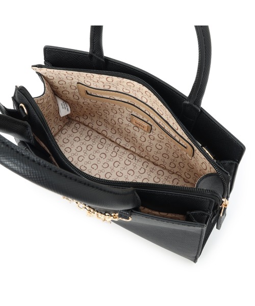 Guess(ゲス)の「KATY Satchel ショルダーバッグ(ショルダーバッグ・レディース・キナリ/ブラック・ONE SIZE)」の11枚目の写真