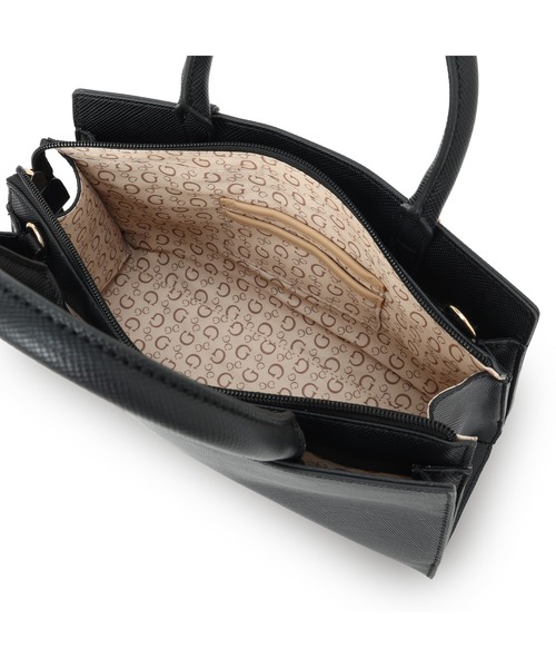 Guess(ゲス)の「KATY Satchel ショルダーバッグ(ショルダーバッグ・レディース・キナリ/ブラック・ONE SIZE)」の12枚目の写真