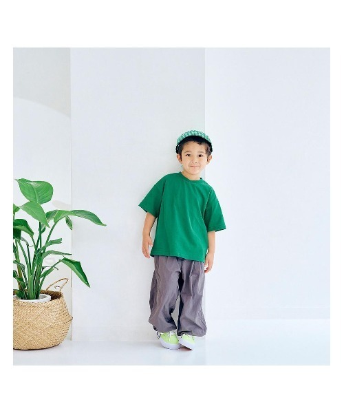 LYKKE（リッケ）の「ロゴプリント半袖Ｔシャツ（Tシャツ/カットソー・キッズ・グリーン/ライトブルー/ブラック・150/90/100/110/120/130/140）」の6枚目の写真