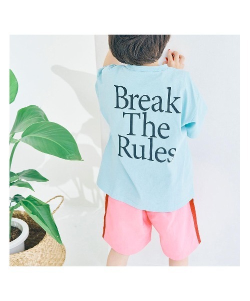 LYKKE（リッケ）の「ロゴプリント半袖Ｔシャツ（Tシャツ/カットソー・キッズ・グリーン/ライトブルー/ブラック・150/90/100/110/120/130/140）」の12枚目の写真