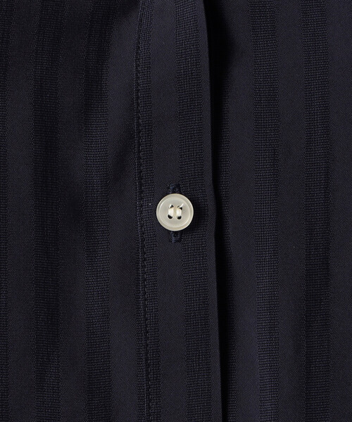 Gabardine K.T(ギャバジンケーティー)の「【セットアップ対応】シアーストライプ ドルマンブラウス(シャツ/ブラウス・レディース・チャコール・5号)」の15枚目の写真