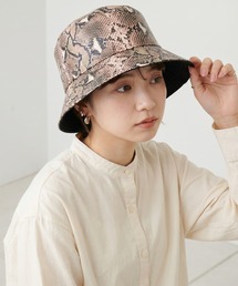crossi（クロッシー）の「パイソン柄バケットハット（ハット）」