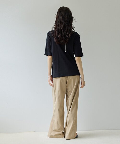 DISCOAT(ディスコート)の「【Noka】レースレイヤード風プルオーバー(Tシャツ/カットソー・レディース・オフホワイト/ブラック/グレー・FREE)」の12枚目の写真