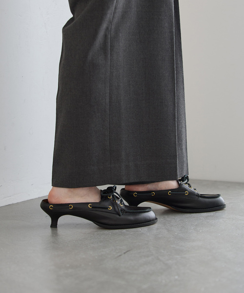 JANE SMITH/ジェーンスミス 3 EYELET MOCCASIN MULE ミュール（その他
