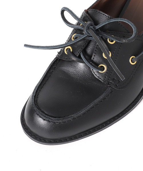 journal standard L'essage(ジャーナルスタンダードレサージュ)の「JANE SMITH/ジェーンスミス 3 EYELET MOCCASIN MULE ミュール(その他シューズ・レディース・ブラック/ブラウン・38/36/37)」の4枚目の写真