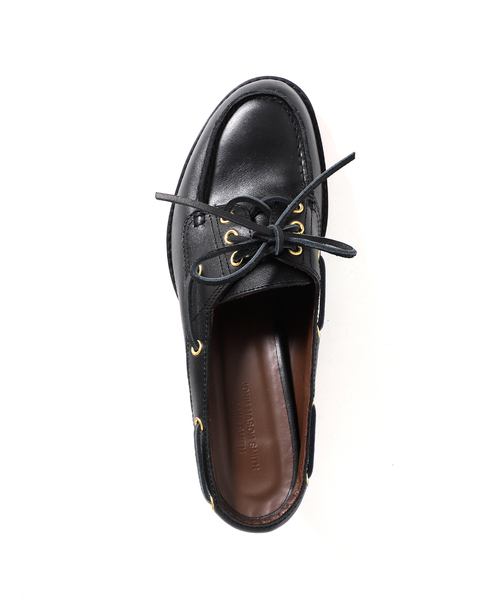 journal standard L'essage(ジャーナルスタンダードレサージュ)の「JANE SMITH/ジェーンスミス 3 EYELET MOCCASIN MULE ミュール(その他シューズ・レディース・ブラック/ブラウン・38/36/37)」の3枚目の写真