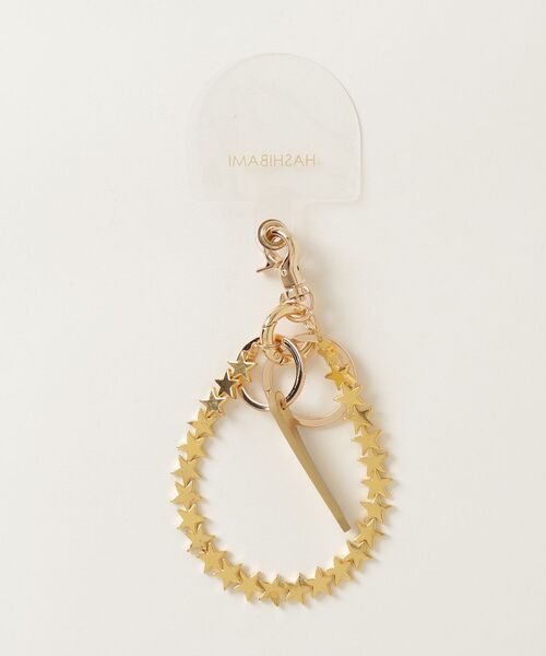 HASHIBAMI(ハシバミ)の「HASHIBAMI HEMATITE STAR STRAP(スマホグッズ・レディース・ゴールド/シルバー・ONE SIZE)」の3枚目の写真