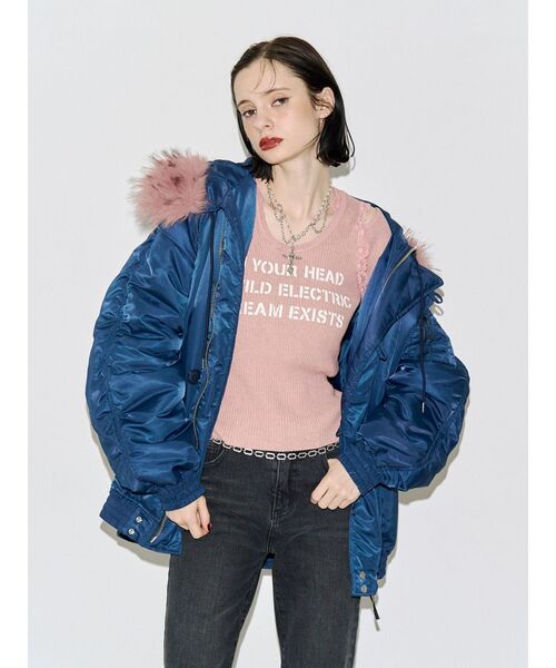 jouetie(ジュエティ)の「ストレートスリムパンツ(その他パンツ・レディース・ピンク/ブラック/ブラウン・MEDIUM/SMALL)」の14枚目の写真