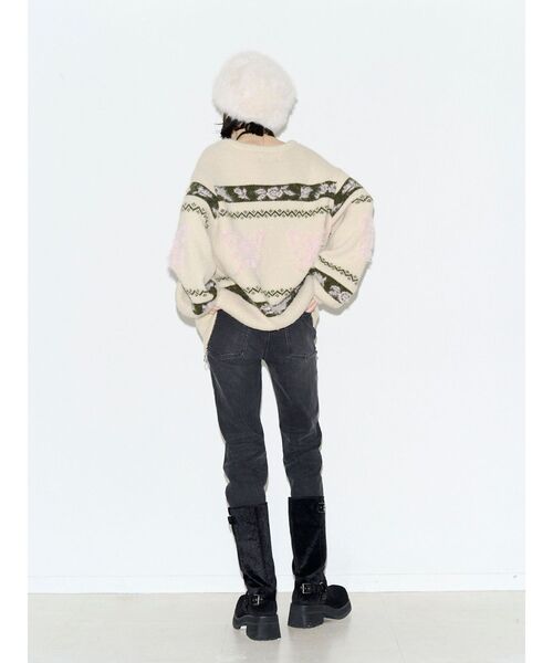 jouetie(ジュエティ)の「ストレートスリムパンツ(その他パンツ・レディース・ピンク/ブラック/ブラウン・MEDIUM/SMALL)」の16枚目の写真