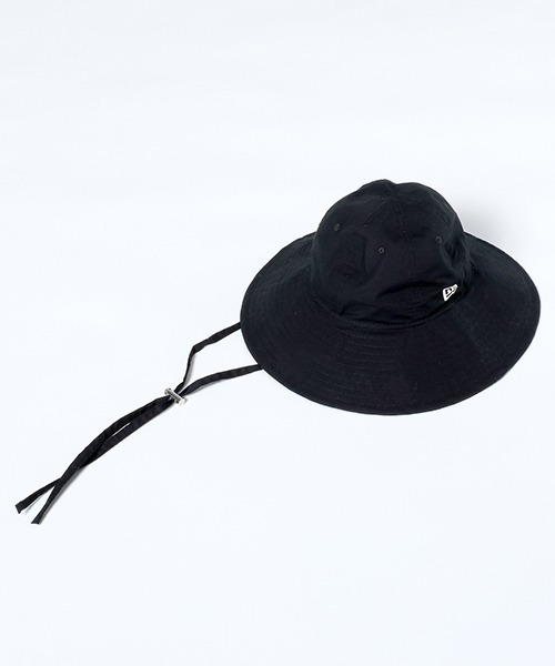JEANASIS（ジーナシス）の「【NEW ERA(ニューエラ)】別注　EXPLORER WIDE BRIM HAT/652824（ハット・レディース・ライトベージュ/ブラック・FREE）」の2枚目の写真