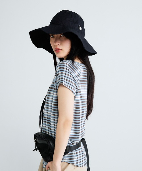 JEANASIS（ジーナシス）の「【NEW ERA(ニューエラ)】別注　EXPLORER WIDE BRIM HAT/652824（ハット・レディース・ライトベージュ/ブラック・FREE）」の3枚目の写真