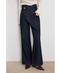 2WAYウエストデザインデニムパンツ 夏服 秋服