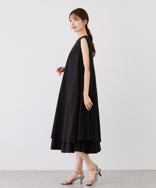 Jayro(ジャイロ)の「綿ボイルノースリワンピース(ワンピース・レディース・ブラック/ネイビー/ブルー系その他4/イエロー・FREE)」の6枚目の写真