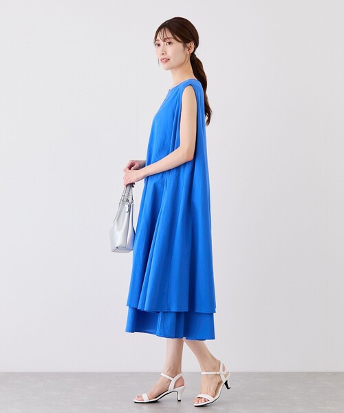 Jayro(ジャイロ)の「綿ボイルノースリワンピース(ワンピース・レディース・ブラック/ネイビー/ブルー系その他4/イエロー・FREE)」の20枚目の写真