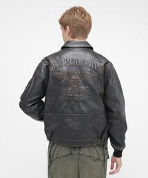AVIREX | 《NAVAL COLLECTION》LEATHER JACKET”FLY FOR NAVY” / レザージャケット フライ フォー ネイビー / AVIREX / アヴィレックス(ブルゾン)