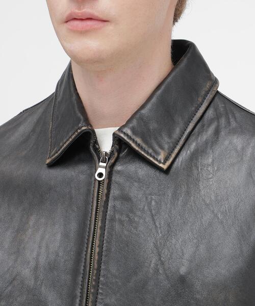 AVIREX(アヴィレックス)の「《NAVAL COLLECTION》LEATHER JACKET”FLY FOR NAVY” / レザージャケット フライ フォー ネイビー / AVIREX / アヴィレックス(ブルゾン・メンズ・ブラック・X-LARGE/XX-LARGE/LARGE)」の18枚目の写真
