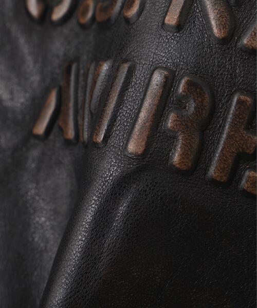 AVIREX(アヴィレックス)の「《NAVAL COLLECTION》LEATHER JACKET”FLY FOR NAVY” / レザージャケット フライ フォー ネイビー / AVIREX / アヴィレックス(ブルゾン・メンズ・ブラック・X-LARGE/XX-LARGE/LARGE)」の9枚目の写真