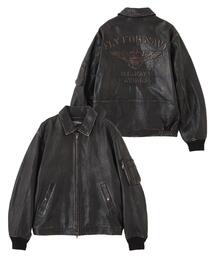 AVIREX | 《NAVAL COLLECTION》LEATHER JACKET”FLY FOR NAVY” / レザージャケット フライ フォー ネイビー / AVIREX / アヴィレックス(ブルゾン)