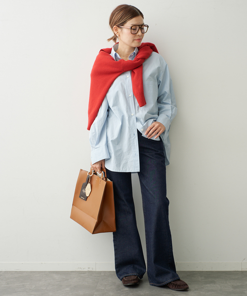 Deuxieme Classe(ドゥーズィエムクラス)の「* Modern Flare ジーンズ(デニムパンツ・レディース・ネイビー・36/34/38)」の4枚目の写真