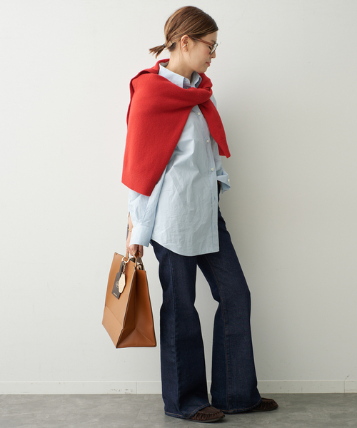 Deuxieme Classe(ドゥーズィエムクラス)の「* Modern Flare ジーンズ(デニムパンツ・レディース・ネイビー・36/34/38)」の5枚目の写真