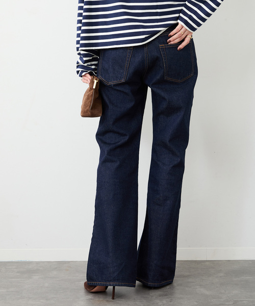 Deuxieme Classe(ドゥーズィエムクラス)の「* Modern Flare ジーンズ(デニムパンツ・レディース・ネイビー・36/34/38)」の9枚目の写真