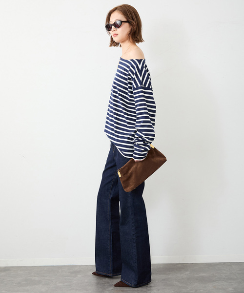 Deuxieme Classe(ドゥーズィエムクラス)の「* Modern Flare ジーンズ(デニムパンツ・レディース・ネイビー・36/34/38)」の12枚目の写真