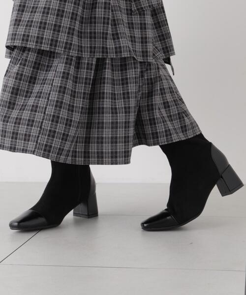 PROPORTION BODY DRESSING(プロポーションボディドレッシング)の「切替コンビブーツ / 1216282901(ブーツ・レディース・ブラック/ブラウン・23.0cm/23.5cm/24.0cm)」の3枚目の写真