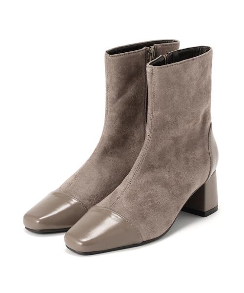 PROPORTION BODY DRESSING(プロポーションボディドレッシング)の「切替コンビブーツ / 1216282901(ブーツ・レディース・ブラック/ブラウン・23.0cm/23.5cm/24.0cm)」の7枚目の写真