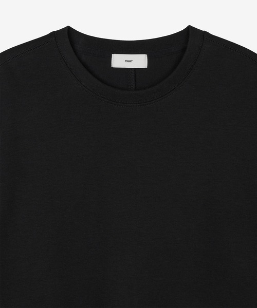TNGT(ティーエヌジーティー)の「TNGT(ティーエヌジーティー)ミニマル クロップドTシャツ(Tシャツ/カットソー・メンズ・ブラック/ライトグレー・L/M)」の11枚目の写真