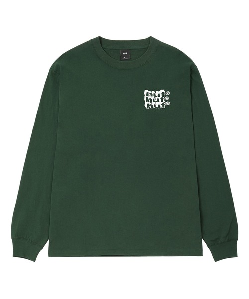 HUF（ハフ）の「HAND STACKED LS TEE（Tシャツ/カットソー・メンズ・ブラック系その他/ホワイト/グリーン系その他・XXL/XL/L/M/S）」の12枚目の写真