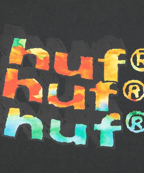 HUF（ハフ）の「HAND STACKED LS TEE（Tシャツ/カットソー・メンズ・ブラック系その他/ホワイト/グリーン系その他・XXL/XL/L/M/S）」の8枚目の写真